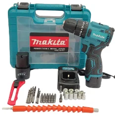 تست دریل شارژی 24 ولت ماکیتا موتور براشلس