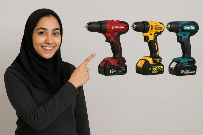 راهنمای خرید دریل شارژی: بررسی برندهای زوبر، دیوالت و ماکیتا