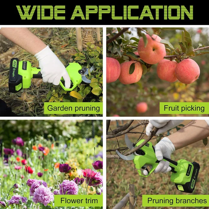 استفاده از قیچی شارژی برای هرس