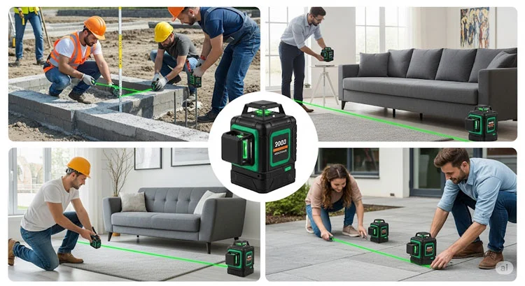 کاربردهای تراز لیزری