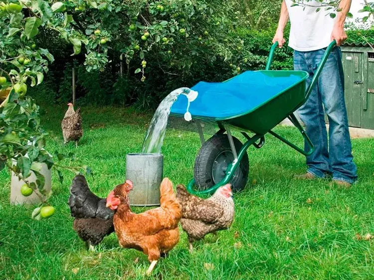 کیسه حمل آب که در فرغون جا می‌شود