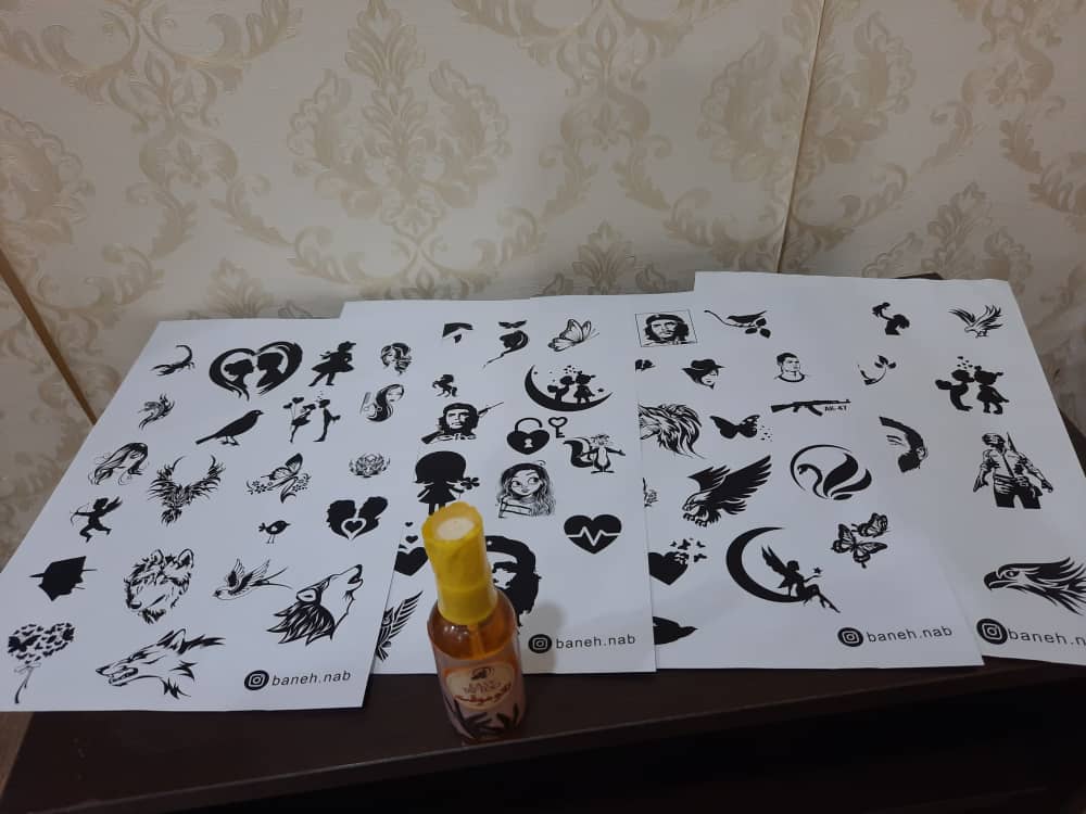 اسپری تاتو موقت